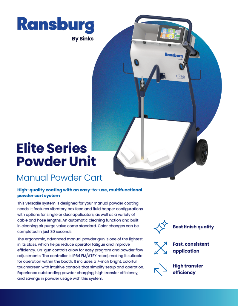 Ransburg Elite Series Powder Unit