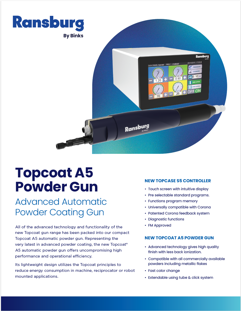 Ransburg Topcoat A5 Powder Gun